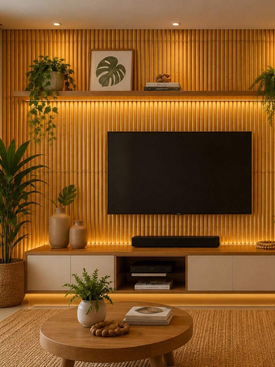 Self-Adhesive PVC Wallpaper, Washable, Decorative Wood Pattern, 5m X 10m Roll, For Home Renovation And Decoration, Living Room, Bedroom, Kitchen, Furniture, Patterned Wall Covering. - M201 - 查看 1
