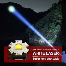 Outdoor High Power Strong Light Long Range LEP Flashlight, Telescopic Zoom Super Bright Flashlight - Multicolor - View 3
