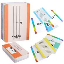 Beginner Piano Note Cards, Piano Note Memory Cards, Staff Learning Cards, Including Sharp And Flat Note Cards, Suitable For Piano Beginners And Piano Teachers, Thick Copperplate Paper Printing, Comes With Transparent Storage Box - Piano Note Cards - View 3