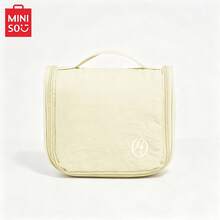 MINISO Multi-Function Hanging Travel Toiletry Bag, Portable Foldable Cosmetic Organizer With Multiple Mesh Pockets, Available In Various Colors, Suitable For Travel, Home, Daily Grooming And More, Essential Storage - Multicolor - View 5