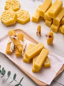 1/5/6pcs White Pure Beeswax Blocks,Yellow Beeswax For Homemade Candles,DIY Crafts,Home Polishing, Jewelry Making - Beeswax - View 6