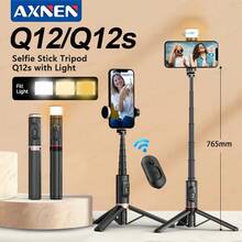 Foldable Wireless Selfie Stick Bluetooth Monopod With Fill Light,Multi-Angles Rotation Phone Holder With Remote Shutter,Stable Tripod Stand For Smartphone 16 15 14 13 12 Pro IOS Android - 查看 2