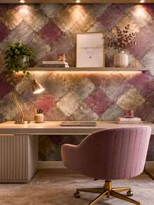 Self-Adhesive PVC Wallpaper, Washable, Decorative Wood Pattern, 5m X 10m Roll, For Home Renovation And Decoration, Living Room, Bedroom, Kitchen, Furniture, Patterned Wall Covering. - F201 - 查看 6