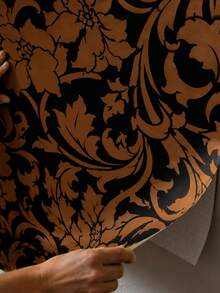 Self-Adhesive PVC Wallpaper, Washable, Decorative Wood Pattern, 5m X 10m Roll, For Home Renovation And Decoration, Living Room, Bedroom, Kitchen, Furniture, Patterned Wall Covering. - F202 - 查看 2