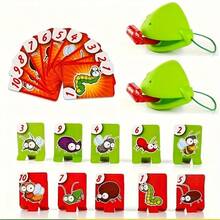 Funny Frog Mask Game Set - Fun Bug-Eating Battle Game, Interactive Board Game, Family Party Game, Corporate Party Game, Team Icebreaker Game, Card Battle Game, Perfect For Company Parties, Party Games, Strategy Board Games, Interactive Tabletop Entertainment Or Family Fun, Also Suitable As A Party Gift - Multicolor - View 8