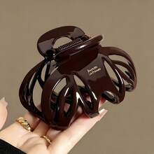Elegant Elegant,High-End Feel,This Pumpkin-Shaped Hair Clip Is Large In Size,Perfect For People With Thick Hair - Multicolor - View 8