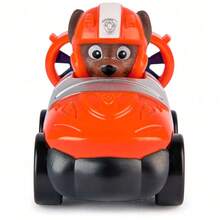 Spin Master Paw Patrol Air Rescue 6件組小狗賽車玩具禮品套裝，包含 Archie、Mao Mao、Tian Tuan、Xiao Li、Rocky 和 Zuma，適合 3 歲及以上男孩女孩兒童 - ZUMA - 查看 4