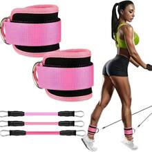 1 Set Ankle Strap Resistance Bands, Gym Weighted Leg Training Straps, Hip Trainer, Fitness Ankle Cuffs - Multicolor - View 4