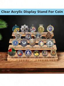 10/30pcs Acrylic Card Holders, Card Display Stand, Transparent Card Storage Box, Suitable For Displaying Magnetic Cards, Sports Cards, Challenge Medals, Collectible Cards, Transparent Plastic Card Holder, Paper Table Number Base, Product Price Tag, M - Clear - View 6