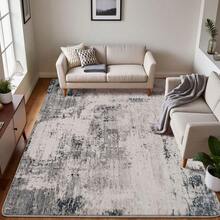 Calore - Modern Abstract Soft Non-Slip Indoor Rug With Carpet Pattern For Living Room, Bedroom, Dining Room (Gray/Multi, 5.2'x 6.5'(160*200cm)) - Grit/multi - View 2