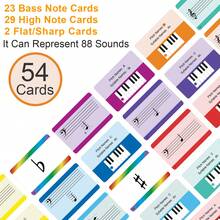 Beginner Piano Note Cards, Piano Note Memory Cards, Staff Learning Cards, Including Sharp And Flat Note Cards, Suitable For Piano Beginners And Piano Teachers, Thick Copperplate Paper Printing, Comes With Transparent Storage Box - Piano Note Cards - View 5