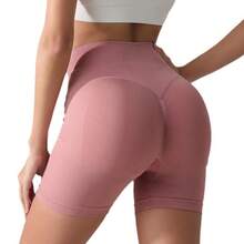 Women's High-Waisted Fitness Leggings With Tummy Control And Hip-Lifting Features, Three-Quarter Length. - Navy Blue - View 5
