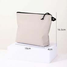 1pcs Waterproof Storage Bag For Tool Foldable Outdoor Travel Wash Bag Portable ID Bag File Bag Women Large Capacity Cosmetic Bag - Green 30x4x20cm - View 19