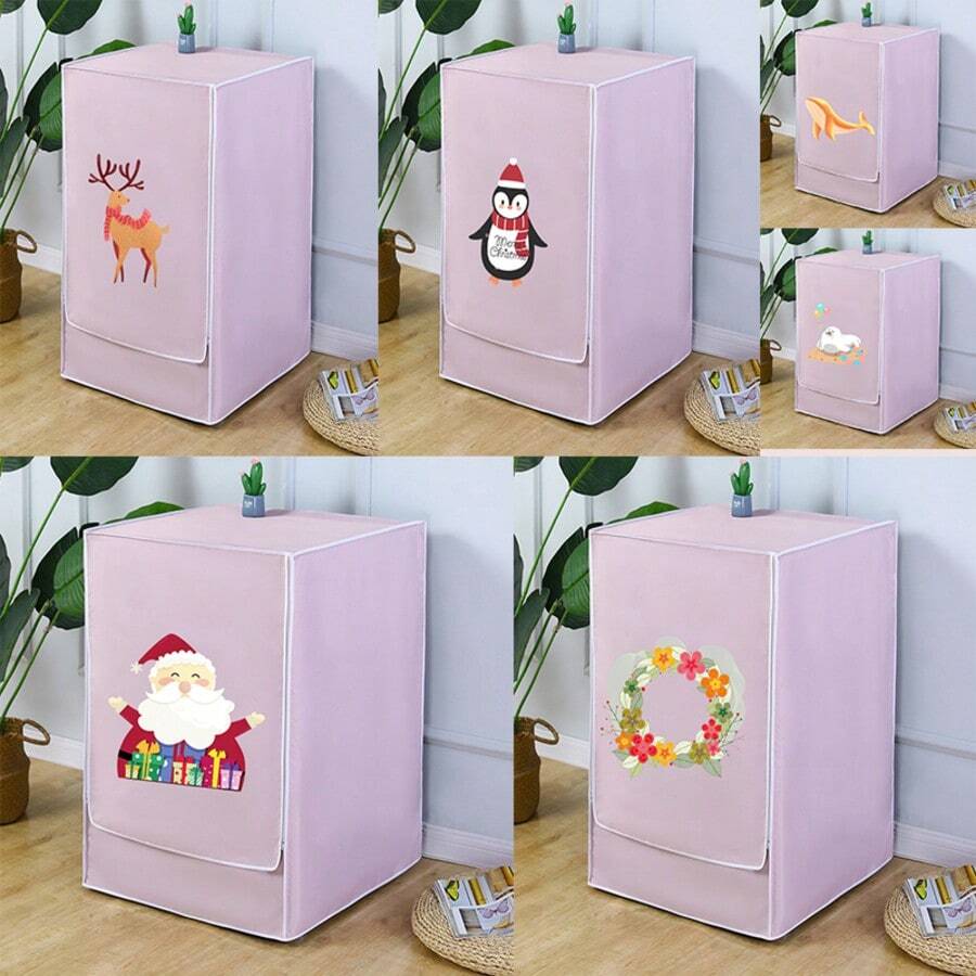 Universal Washing Machine Cover, Sun Protection, Dust-Proof, Full Coverage, Suitable For Drum, Top-Load, Automatic Washing Machines - View 1