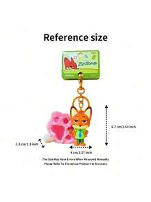Disney Zootopia Claw Collection Keychain - Nick's Claw Popsicle Cute Cartoon Bag Charm, Premium Soft Rubber Adults, Anime Character Accessories For Backpack Purse Car Keys, Cute Zootopia Merchandise Perfect Gift For Fans - Orange - View 11