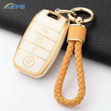 軟 TPU 防刮車鑰匙遙控器保護套殼 適用於 Kia Sportage Cerato Optima K2 K3 K4 K5 RIO Picanto Soul Sorento Sedona 智慧遙控鑰匙配件 - 起亞A款 - 查看 5