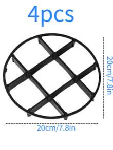 2/6/10pcs Flower Pot Riser Pads - 3.94 Inch Plastic Pot Feet, For Drainage And Ventilation - Breathable Plant Pot Risers, Suitable For Indoor And Outdoor - Anti-Root Rot Pot Bottom Coasters - Flower Pot Mat - View 14
