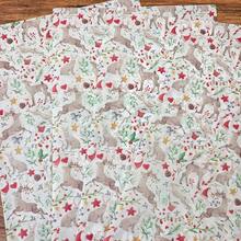 10/30/50 Sheets Christmas Reindeer Pattern Thin Paper, 20.0 Inches X 14.0 Inches Gift Wrapping Paper, Suitable For Christmas Wedding, Valentine'S Day Gifts, Birthday Gift Wrapping, Bouquet Wrapping, Gift Bag Filling, And Party Gifts - View 10