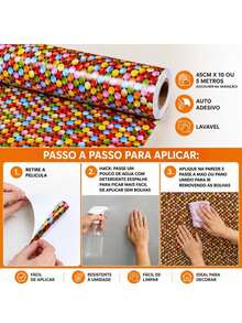 Self-Adhesive PVC Wallpaper, Washable, Decorative Wood Pattern, 5m X 10m Roll, For Home Renovation And Decoration, Living Room, Bedroom, Kitchen, Furniture, Patterned Wall Covering. - F211 - 查看 1