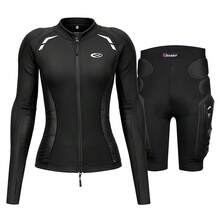 1件裝 女款摩托車護甲短褲 胸部與背部防護 摩托車騎行防護配件 背部胸部護甲 男女騎士禮物 - A - 查看 1