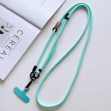 1PC Extra Long Sturdy Crossbody Phone Lanyard, Adjustable Halter, Multi-Functional Anti-Lost Lanyard With Protective Case Clip, Durable Long Chain For Outdoor Travel, Hiking, Crossbody Lanyard With Free Clip - Multicolor - View 13