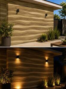 Self-Adhesive PVC Wallpaper, Washable, Decorative Wood Pattern, 5m X 10m Roll, For Home Renovation And Decoration, Living Room, Bedroom, Kitchen, Furniture, Patterned Wall Covering. - M206 - 查看 3