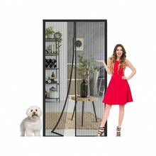 210cm Self-Closing Magnetic Mosquito Net For Summer, Invisible Door Mesh, Insect And Fly Proof Curtain - Multicolor - View 5