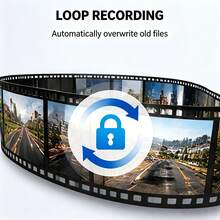 SIDAKEYE 汽車行車記錄器 360°全景 5鏡頭通道 前方 1080P 左/右/後方 720P 汽車倒車攝影機 64GB 循環錄影 動態偵測 24小時停車監控 通用型行車記錄器 適合證據收集 150mAh電池 - A - 查看 3