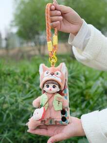 Lolita Fen Fox & Rabbit Cute Animal Series - Movable BJD Figure (Non-Plush Filled), Posable Figure, Cute Design, Suitable For Desk Decor And Backpack Charm - Multicolor - View 3