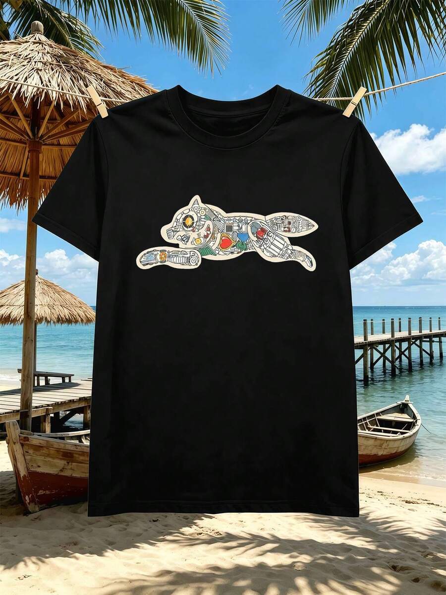 Men T-Shirts - Black - View 1