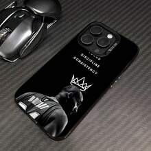 Póster motivacional negro de Kobe Bryantfunda de teléfono Fundas compatibles con ,Apple,VIVO,OPPO,,, y Honor.Fabricadas en silicona TPU,ofrecen protección contra golpes y caídas. - Negro - Ver 2