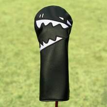 1pc Driver Fairway Hybrid - Shark Fun Design Golf Club Head Cover, Fashionable Golf Club Head Cover, Embroidery Design, Durable And Dust-Proof, Provide Best For Golf Club - Multicolor - View 3