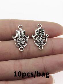 10pcs 15x24mm Hand Connector Charms For DIY Bracelet Making Necklace Making Jewelry Making Handmade Craft Findings - Hand Connector - View 13