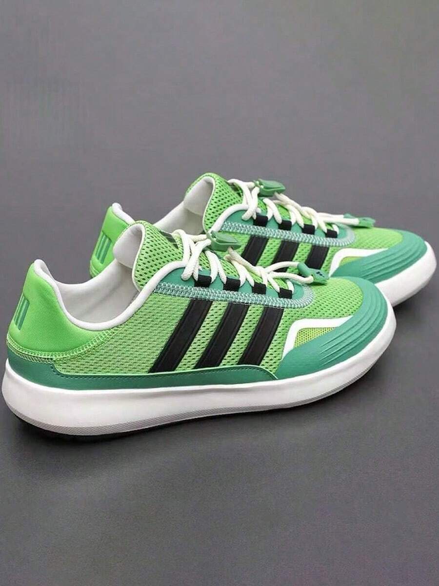Adidas 阿迪達斯男款2025年秋季新款戶外涉水溯溪鞋休閒運動鞋 - 綠色 - 查看 1