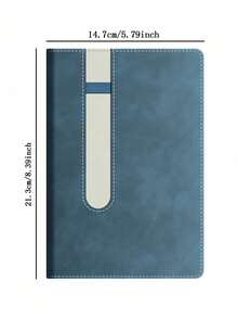 1pc Customized A5 Notebook With Pen Holder Design For Easy Carrying, Personalized Laser Engraved Custom Text, Exquisite Business Office Notebook, Suitable For School And Office, Ideal Graduation Gift, School Supplies, Back To School - Multicolor - View 6
