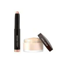 Laura Mercier Mini Artistry Icons 透亮散粉與魚子醬眼影棒套組 (迷你尺寸：散粉 9.3g/0.33 Oz；眼影 1g/0.03 Oz) | 散粉 (長效持妝、控油亮澤) - Mini Size - Translucent Set (Rosegold Caviar Stick Included) - 查看 8