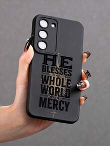 Christian Faith Cross & Sunburst Pattern Liquid Silicone Mobile Phone Case Full-Body Protection Shockproof Anti-Fall TPU Soft Rubber Case Compatible With IPhone 13 15 16 17pro 17 14 17 17pro Max &Compatible With Samsung Galaxy/A54 A14 A15 S23 S24 S24ultra S25 A07 A17 S26 A57 - Multicolor - View 1