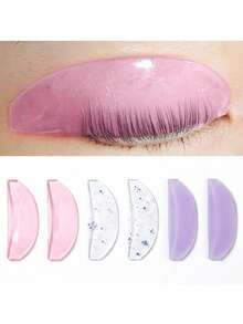 Eyelash Perm Pads, Eyelash Perm Shields Flat, Ultra-Thin And Sticky, Suitable For The First Step Of Eyelash Perming, Multi-Purpose As Eye Patches Or Eyelash Tape, Suitable For Beauty Salons - Clear - View 1