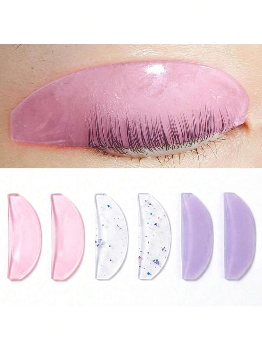Eyelash Perm Pads, Eyelash Perm Shields Flat, Ultra-Thin And Sticky, Suitable For The First Step Of Eyelash Perming, Multi-Purpose As Eye Patches Or Eyelash Tape, Suitable For Beauty Salons - Clear - View 1