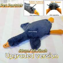 1pc Plush Dog Toy, Pet Dog Companion Duck, Durable Chew And Scratch Toy, Keeps Dog Entertained And Consumes Energy, Relieves Stress, Suitable For Large, Medium And Small Pets, Dog Toy, Dog Supplies, Pet Supplies, Soft Duck, Happy Puppy, Gift For Cats And Dogs, Halloween/Thanksgiving/Christmas Gift. - Multicolor - View 7