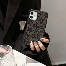 Estuche protector de TPU con diseño minimalista de estrellas gradientes para for  16 Pro Max/14/16 Plus/15/13 Pro/12/11, elegante y duradero, resistente a caídas para negocios.. - Multicolor - Ver 4