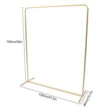 Clothes Rack Gold Clothes Rack Metal Clothing Garment Rack - 1PCS - View 9