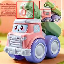 Baby Musical Guitar Construction Vehicle, Crawling Toy Car + Early Education Music Guitar 2-In-1, Infant Intellectual Development - Multicolor - View 10