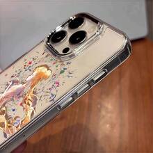 Beautiful Shockproof Case Made Of Eye-Catching, Glossy TPU Material. Scratch-Resistant And Camera Protection. Viral Influencer Design With Delicate Cartoon Graphics And A Youthful,  Style. Compatible With IPhone 11-17 Pro Max, X/XS Max. - Transparency - View 5