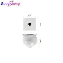 Goodsheng 4件組金屬家具腿，櫥櫃腿、沙發腿，現代金屬家具腳，替換腿 - 白色 - 查看 6