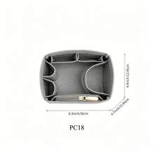 Felt Purse Organizer Inserts For Picotin 22 18Inserts HandBag Inner Bag Organizer High Quality Large Capacity Inner Bag - Light Grey - View 8