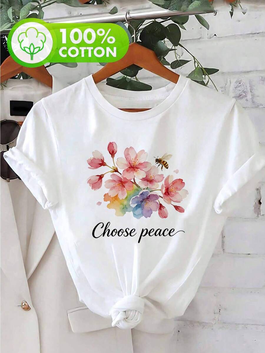 Women T-Shirts - White - View 1
