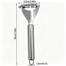 Multifunctional Stainless Steel Corn Peeler, Manual Fast Corn Kernel Remover, Durable Kitchen Tool For Home Use - Silver - View 4