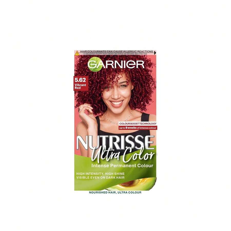 Garnier Nutrisse Ultra Color Permanent Hair Dye 5.62 Vibrant Red - Red - View 1