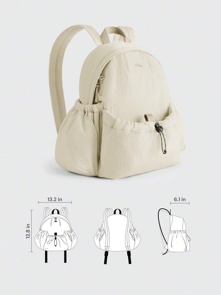 Mochila Ligera Expandible Beneunder LC183 - Beis - Ver 1